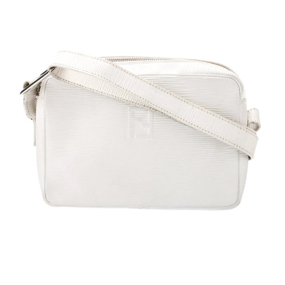 Fendi Vintage White Crossbody Bag